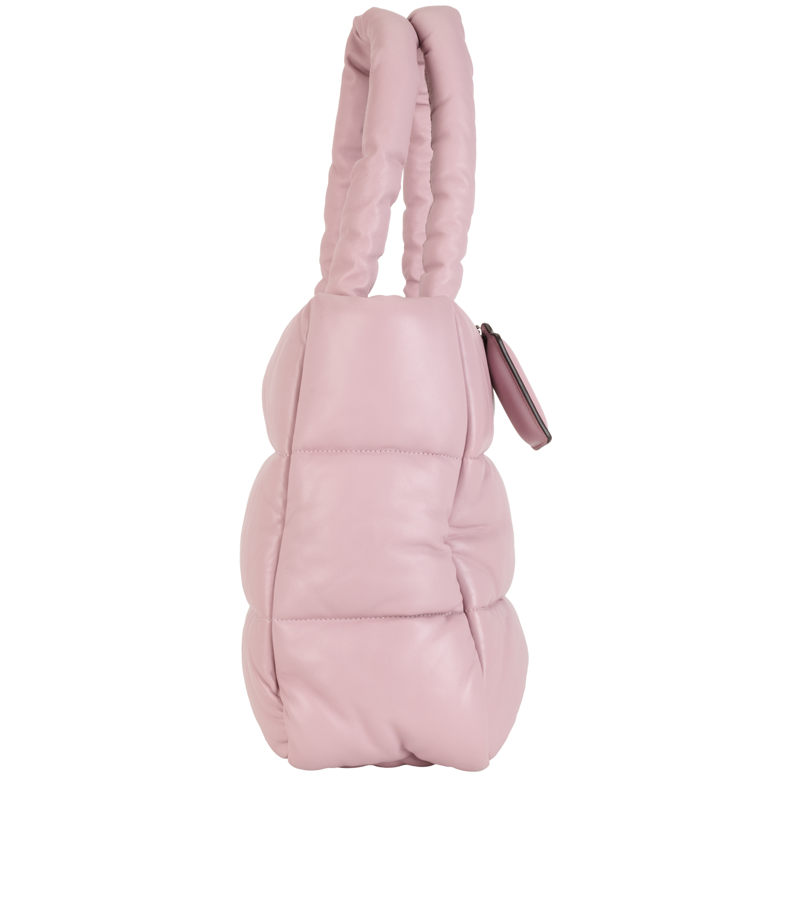 Pillow Tote, &pound;180, Handbags, Purple, Leather, Side view